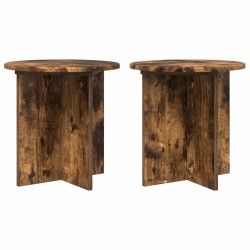Support de Plante 2 pcs Chêne fumé 40 x 40 x 40 cm 642761642761