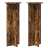 Support de Plante 2 pcs Chêne fumé Ø40 x 100 cm 642762642762