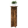 Support de Plante 2 pcs Chêne fumé Ø40 x 100 cm 642762642762