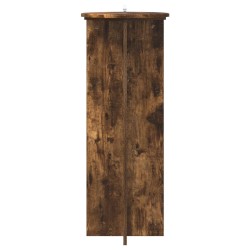 Support de Plante 2 pcs Chêne fumé Ø40 x 100 cm 642762642762