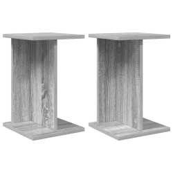 Support de Plante 2 pcs Gris Sonoma 25 x 25,5 x 40,5 cm 642764642764