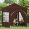 Tente de fête pop-up 192 x 192 x 245 cm Marron 642766642766