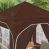Tente de fête pop-up 192 x 192 x 245 cm Marron 642766642766