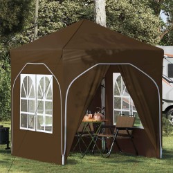 Tente de fête pop-up 192 x 192 x 245 cm Taupe 642767642767