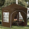 Tente de fête pop-up 192 x 192 x 245 cm Taupe 642767642767