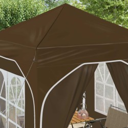 Tente de fête pop-up 192 x 192 x 245 cm Taupe 642767642767