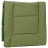 Transat pliant avec coussin Vert foncé 642770642770
