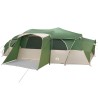 Tente familiale avec auvent imperméable Vert 18-Personnes 642775642775