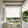 Store roulant extérieur protection UV Blanc Polyester 642784642784