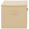 Boîte de rangement 2 pcs Crème 55 x 35 x 32 cm Tissu intissé 642785642785