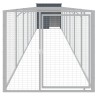 Niche pour chien avec cour anthracite 110x813x110 cm 642787642787