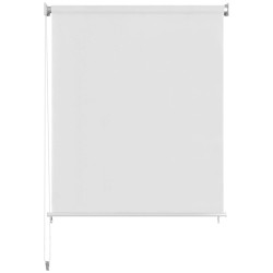 Store roulant d'extérieur 125 (l) x 230 (H) cm blanc 642788642788