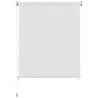Store roulant d'extérieur 125 (l) x 230 (H) cm blanc 642788642788