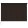 Store roulant d'extérieur 205 (l) x 140 (H) cm marron HDPE 642789642789