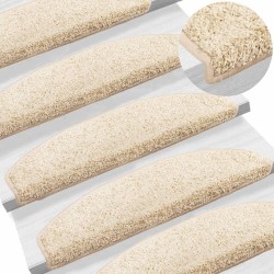 Tapis d'escalier auto-adhésifs 15 pcs Marron Clair 642791642791