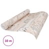 Papier peint en pierre 3D Beige 10 x 0,53 m Tissu non tissé 642792642792