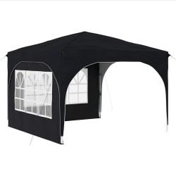 Tente de fête pop-up 290 x 290 x 245 cm Anthracite 642794642794
