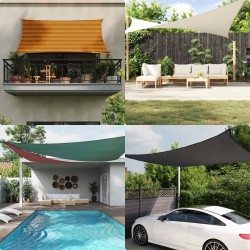 Voile d'ombre Orange et marron 3,6 x 3,6 x 3,6 m 642796642796