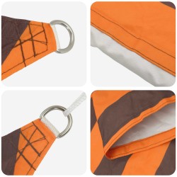 Voile d'ombre Orange et marron 3,6 x 3,6 x 3,6 m 642796642796