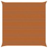 Voile d'ombre Orange et marron 7 x 7 m 100 % polyester Oxford 642800642800