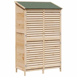 Abri de jardin Naturel 106 x 56 x 176,5 cm Bois de Sapin Massif 642808642808