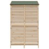Abri de jardin Naturel 106 x 56 x 176,5 cm Bois de Sapin Massif 642808642808