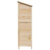 Abri de jardin Naturel 106 x 56 x 176,5 cm Bois de Sapin Massif 642808642808