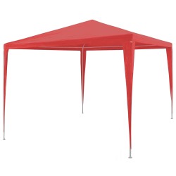 Tente de fête Rouge 300 x 300 x 255 cm PE et acier 642810642810