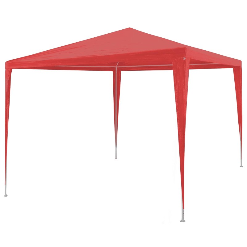 Tente de fête Rouge 300 x 300 x 255 cm PE et acier 642810642810