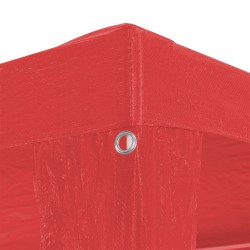Tente de fête Rouge 300 x 300 x 255 cm PE et acier 642810642810
