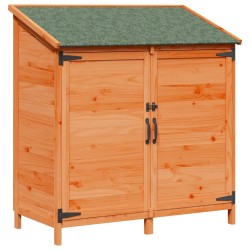 Abri de jardin avec toit Marron 106,5 x 56 x 113,5 cm 642816642816