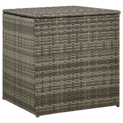 Salon de jardin 4 pcs avec coussins résine tressée gris 642819642819