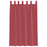 Voilages à œillets 2 pcs rouge bordeaux 140 x 175 cm 642823642823