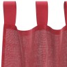Voilages à œillets 2 pcs rouge bordeaux 140 x 175 cm 642823642823
