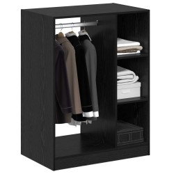 Armoire avec étagère avec stockage Chêne noir 77 x 48 x 102 cm 642829642829