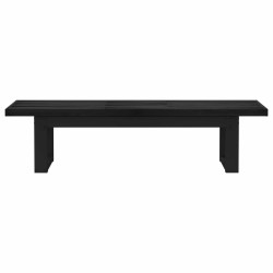Banc de salle à manger NOAIN 180 x 41 x 45 cm Pin massif Noir 642830642830