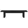 Banc de salle à manger NOAIN 180 x 41 x 45 cm Pin massif Noir 642830642830