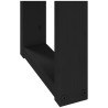 Banc de salle à manger NOAIN 180 x 41 x 45 cm Pin massif Noir 642830642830