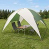 Tente de camping avec un abri imperméable Dôme Vert 4 personnes 642838642838