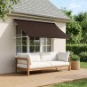 Auvent Marron 100 x 150 cm 642849642849