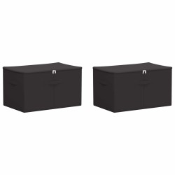 Boîte de rangement 2 pcs Anthracite 55 x 35 x 32 cm 642868642868