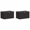 Boîte de rangement 2 pcs Anthracite 55 x 35 x 32 cm 642868642868