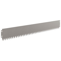 Bordure de Pelouse 20 pcs 103 x 15 cm Acier Rouillé 642872642872