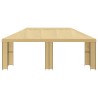 Abri de jardin 6 x 3 m Crème Polyester et Acier 190 642873642873