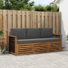 Ensembles de canapés avec coussin 3 pcs Bois d'Acacia Massif 642906642906