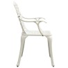 Chaises de jardin lot de 4 Aluminium coulé Blanc 642911642911
