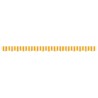 Tissu de remplacement de cantonnière d’auvent jaune blanc 3,5 m 642918642918