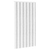 Rideau anti-insectes en chenille Gris clair et blanc 642925642925