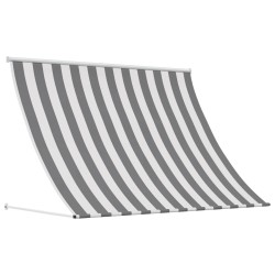 Auvent Anthracite et blanc 300 x 150 cm 642927642927