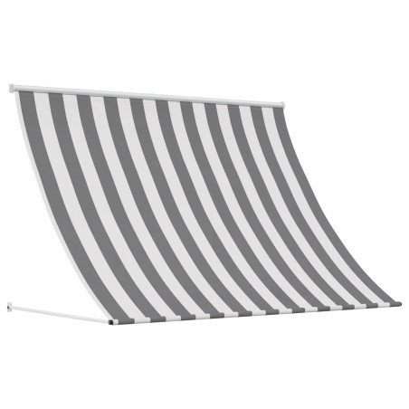 Auvent Anthracite et blanc 300 x 150 cm 642927642927